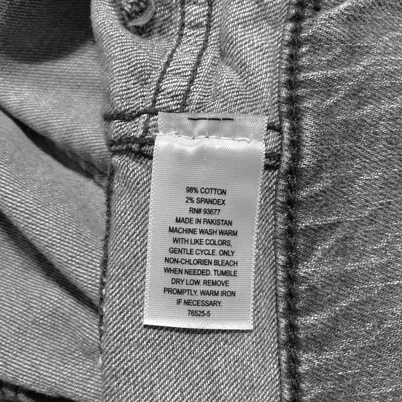 NEW Arizona Jeans Women's Size 19 Vintage Y2K Highest Rise Mom Jeans Gray - Picture 3 of 7